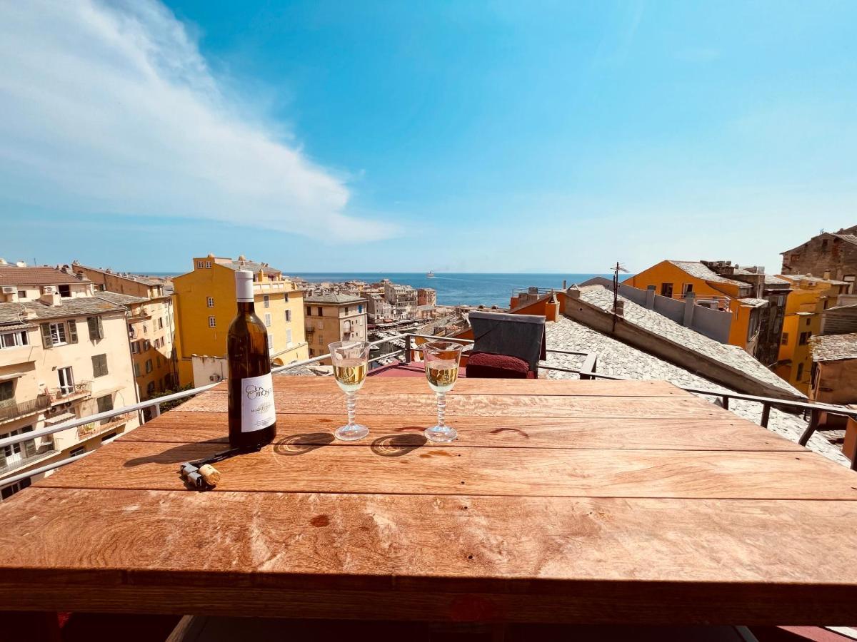 Pepites Bastiaises Vatta Appartement Roof Top Jacuzzi Vue Vieux Port Бастия Экстерьер фото